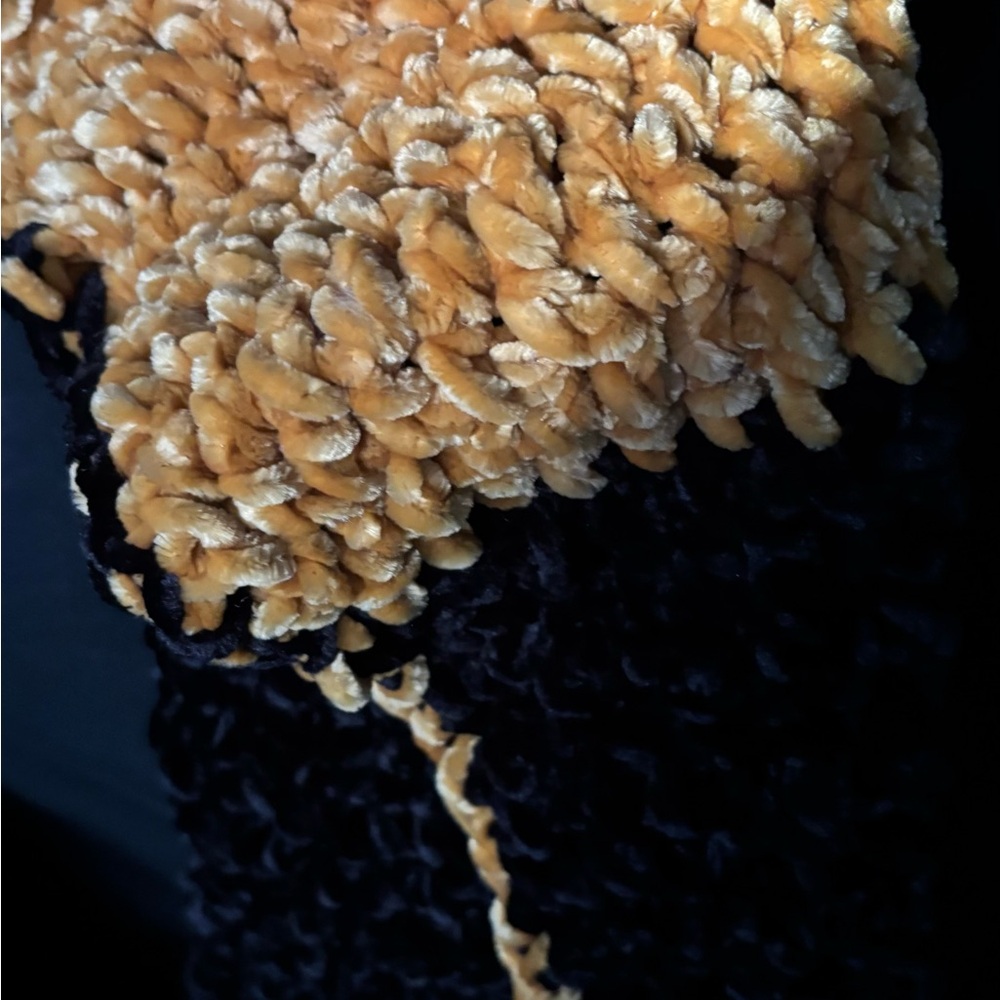 Hand made crocheted infinity scarf